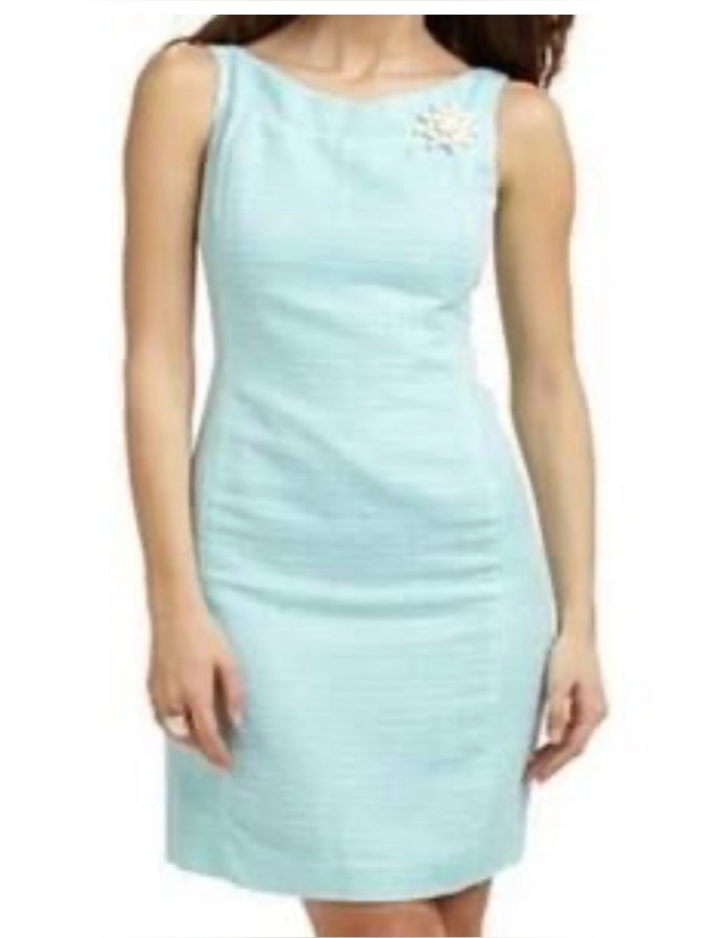 NWT Lilly Pulitzer Preppy Patt Dress, Shorely Blue, Swirly Boucle - Picture 1 of 7